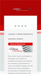Mobile Screenshot of cortinasypersianas.com.co
